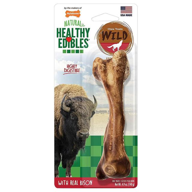 Nylabone - Healthy Edibles Chewy Treats - Wild Bison - L