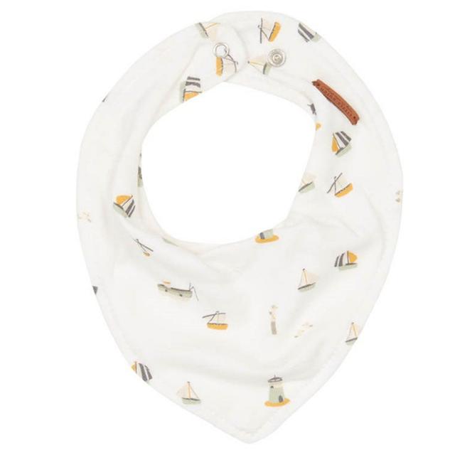 Little Dutch - Bandana Bib - Sailors Bay White