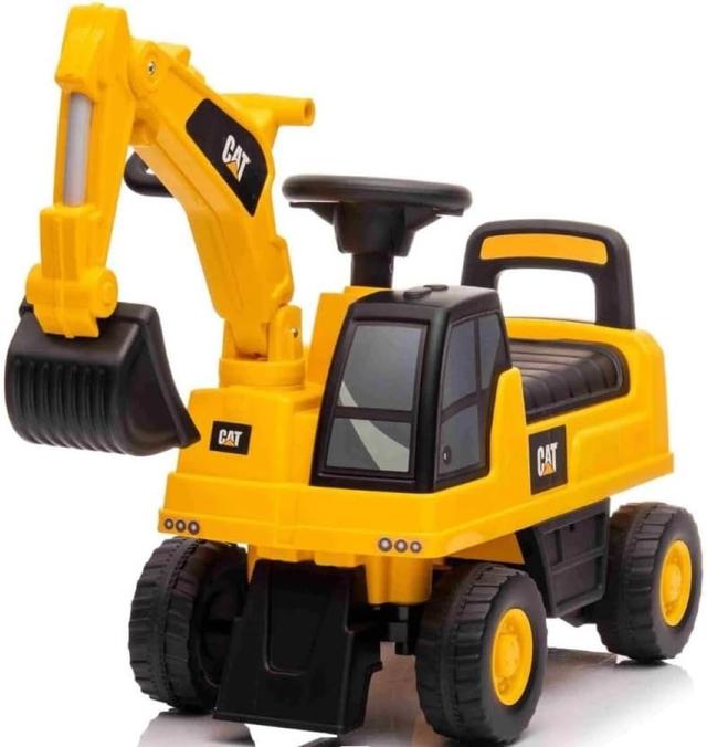 Factual Toys - CAT Powered Ride-On Construction Excavator - Yellow