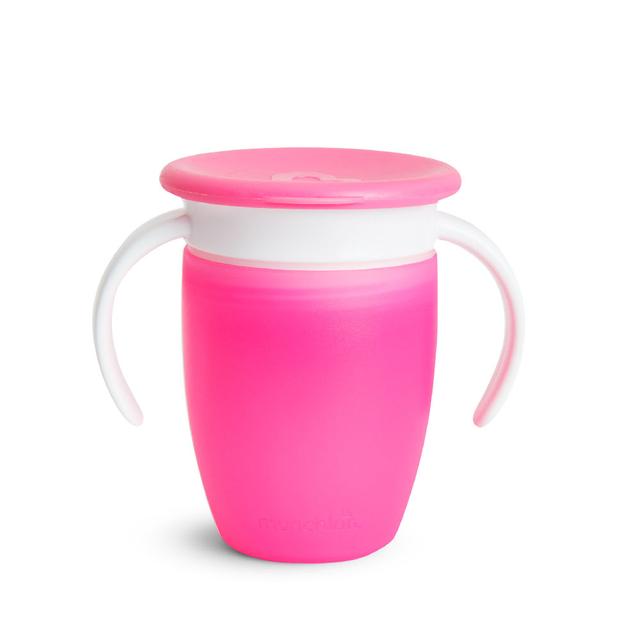 Munchkin - Miracle 360 Degree Trainer Cup With Lid - 207ml - Pink