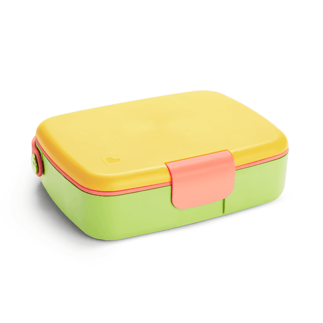 Munchkin - Lunch Bento Box With Stainless Steel Utensils