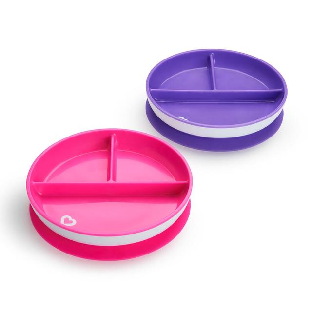 Munchkin - Suction Plate - Pink/Purple - 2pcs