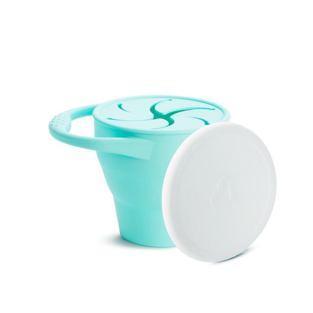 Munchkin - C'est Silicone Snack Catcher With Lid - Mint