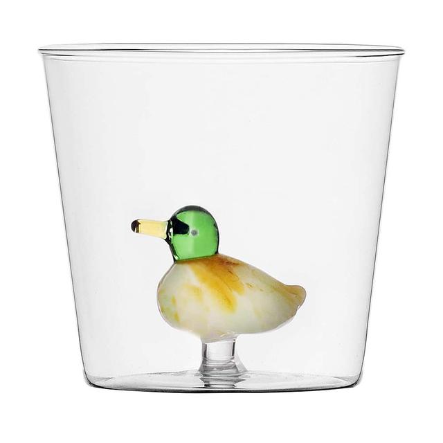 1Chase - Animal Design Borosilicate Glass Cup - Duck - 300 ml