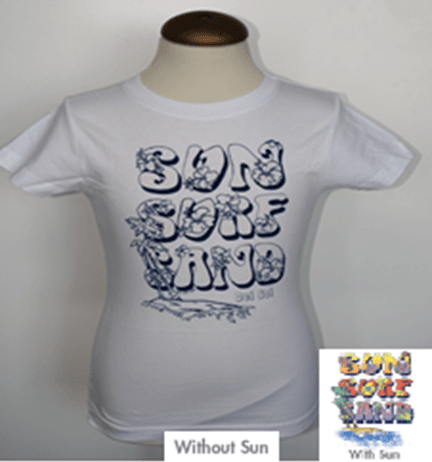 Sun, Surf & Sand Girl's T-Shirt - White 