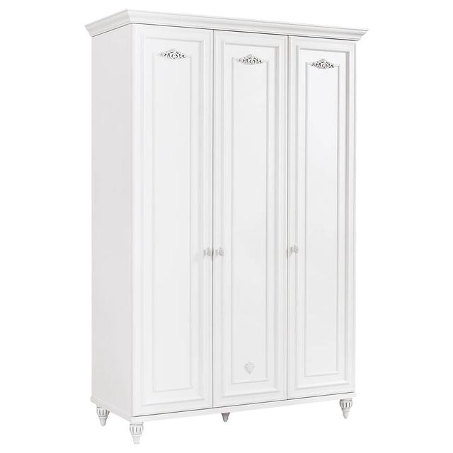 Cilek - Romantica 3 Doors Wardrobe - White