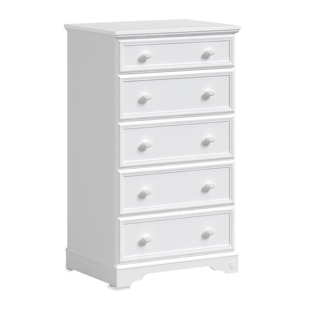 Cilek - Rustic White Series Tall Dresser