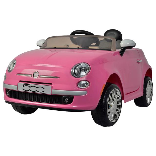 Fiat - 500 Kids Rideon Car - Pink - 12V