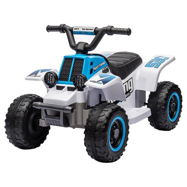 Amsham - Kids Quad Bike - White - 6V