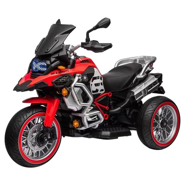 Amsham - 3 Wheel Ride-On Motorbike - Red - 12V