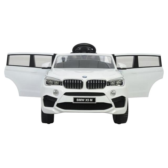 BMW - X5 Kids Electric Rideon Car - White - 12V