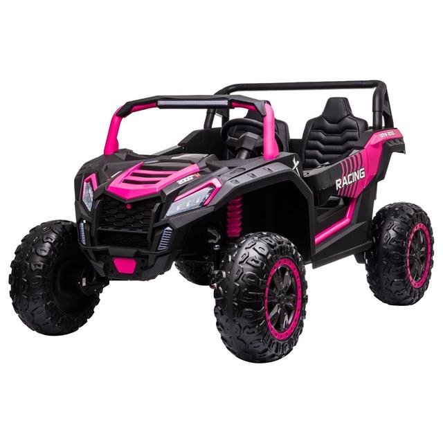 Amsham - Att Utv Kids Electric Rideon Buggy - Pink - 24V