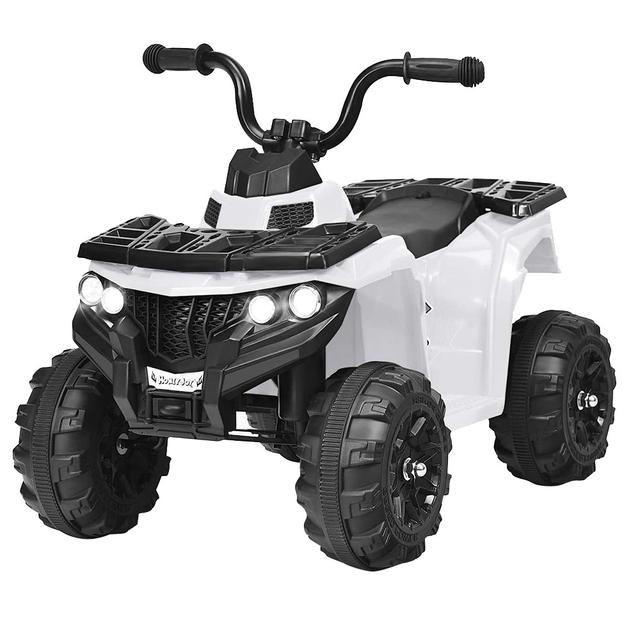 Factual Toys - Kids Electric Atv Ride-On Quad Bike - 6V - White