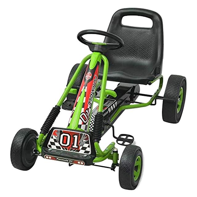 Factual Toys - Go Kart Kids Ride-On Pedal Car - Green