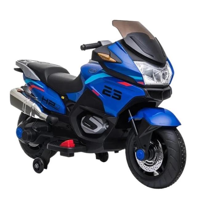 Factual Toys - Kids Electric Ride-On Motorcycle - 12V - Blue