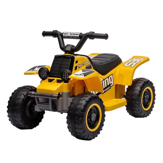 Factual Toys - Kids Electric Ride-On Quad Bike - 6V - Yellow