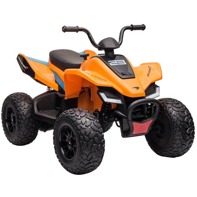 McLaren - 35 Liveries Electric Ride-On Quad Bike - 12V - Orange