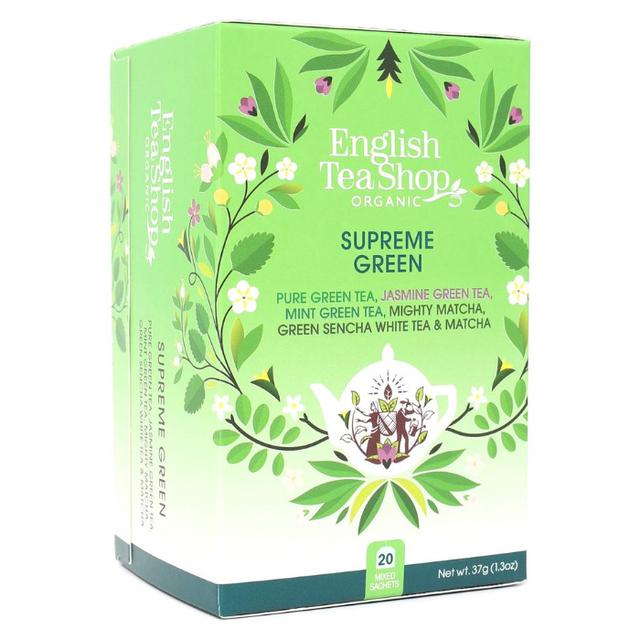 English Tea Shop - Organic Supreme Green 20 Teabags 37g