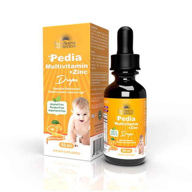 Sunshine Nutrition - Pedia Multivitamins+Zinc Drops 50Ml 08792