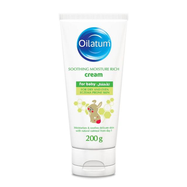 Oilatum - Baby Soothing Moisture Rich Cream - For Dry & Eczema Prone Skin 200ml