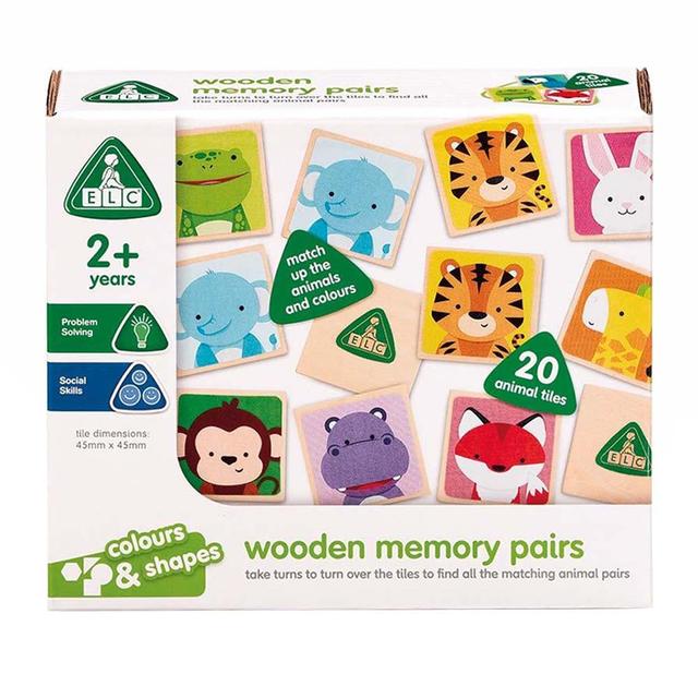 Early Learning Centre - Wooden Memory Pair - Color & Shape