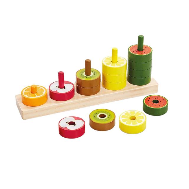 Early Learning Centre - Stack & Count Fruit Playset - 15pcs