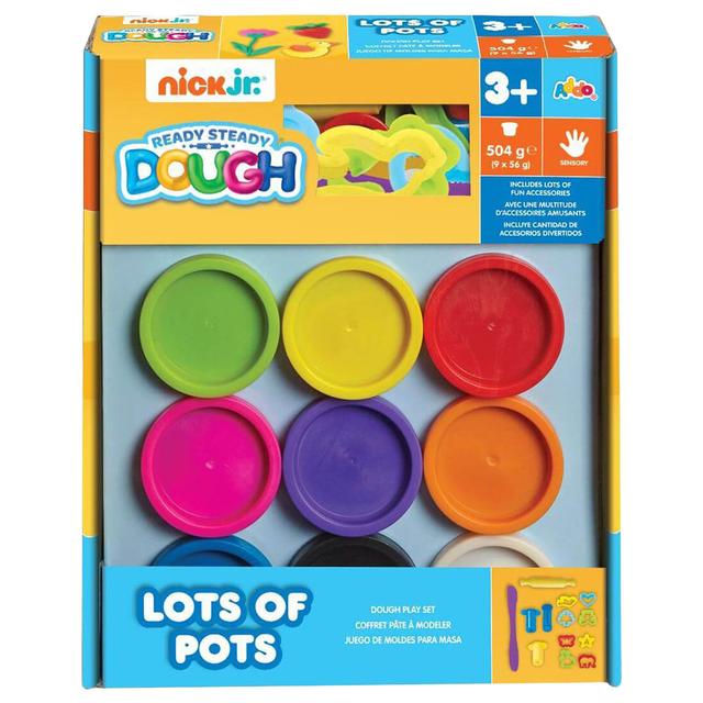 ELC - Nick Jr Ready Steady Dough Lots Of Pots Playset - 21pcs