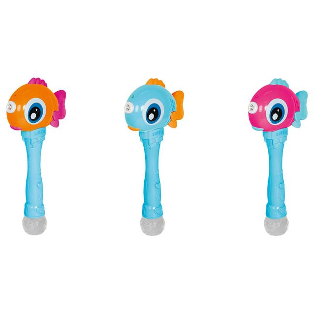 Toy School - Bubble Fun Bubble Fish Blower - Color May Vary - 1pc