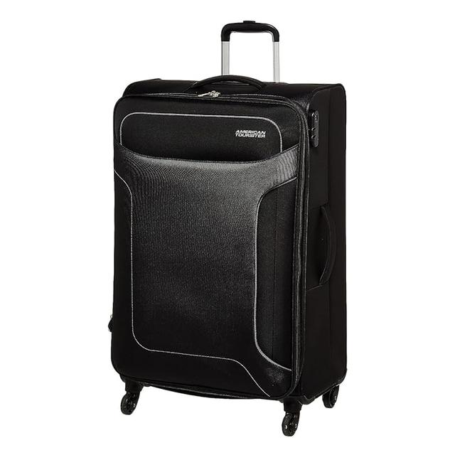 American Tourister - Holiday Spinner Soft Luggage Trolly Bag - 80cm - Black