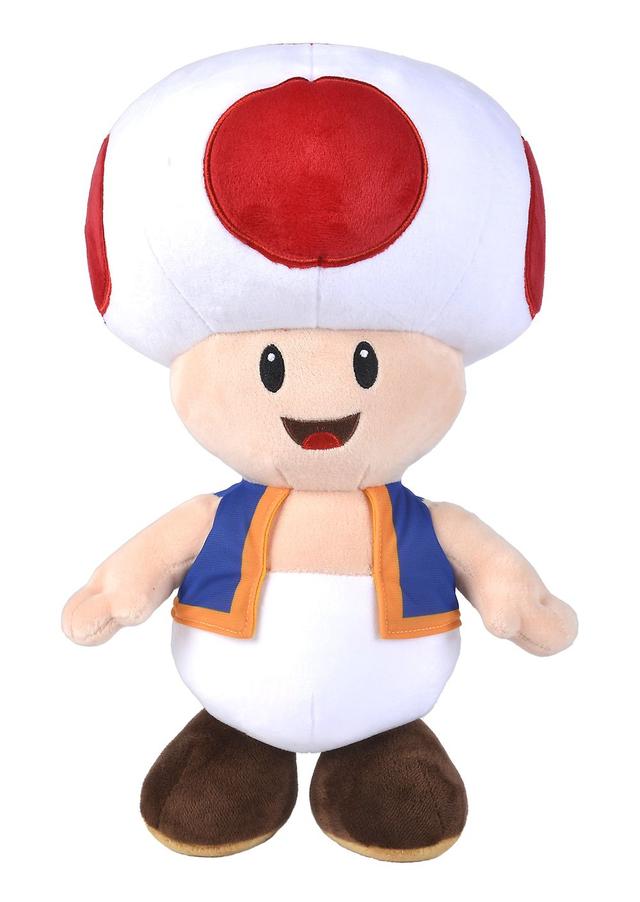 Simba - Super Mario Jumbo Plush Toy - Toad