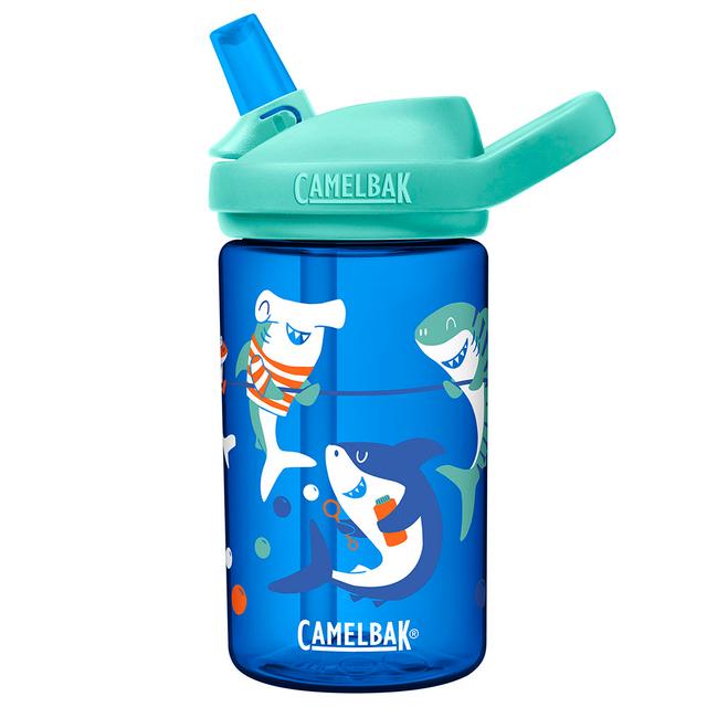 CamelBak - Spring Summer Eddy+ Kids Water Bottle - Shark Summer Camp - 414 ml