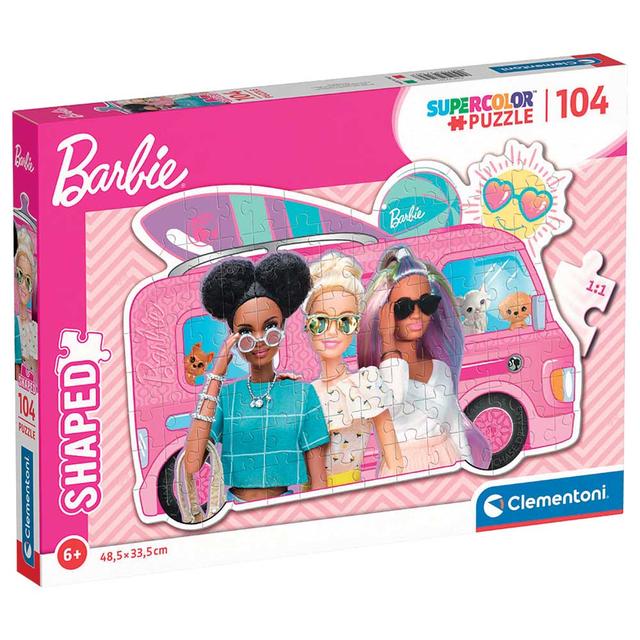 Clementoni - Barbie & Camper Van Puzzle - 104pcs