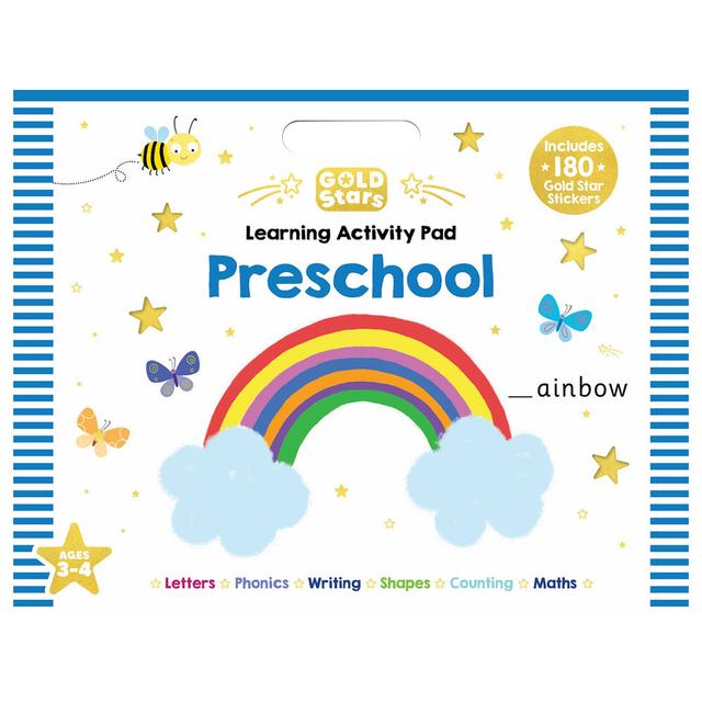 Gold Stars Vol. 2 - Preschool Learning Activity Large Pad