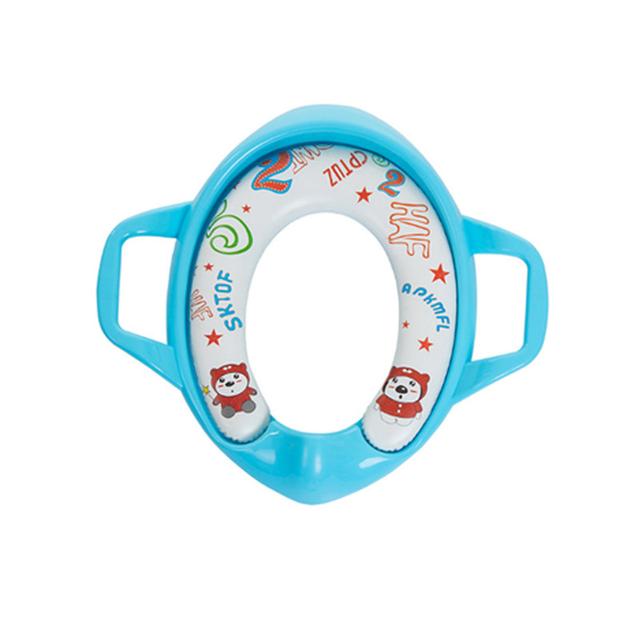 Star Babies - Portable Non-Slip Potty/Toilet Trainer Seat W/ Handle - Blue