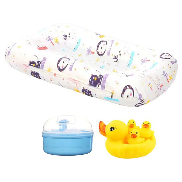 Star Babies - Changing Pad w/ Powder Puff & Rubber Duck 4pcs - Blue