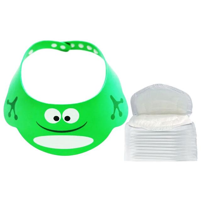 Star Babies - Kids Shower Cap w/ Breast Pad 20pcs - Green