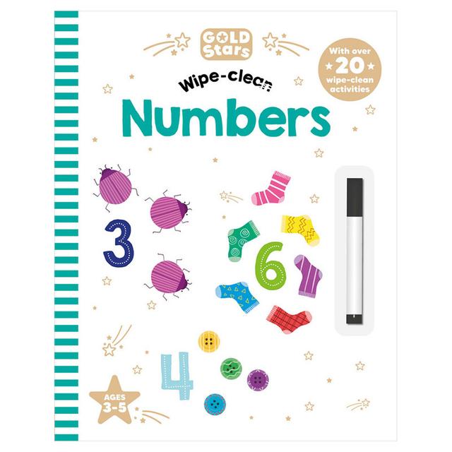 Gold Stars Vol. 2 - Numbers Wipe Clean Book