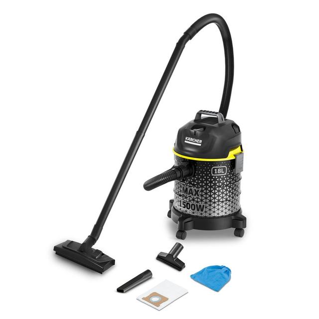 Karcher - Canister Vacuum Cleaner DVAC 1500 - Black