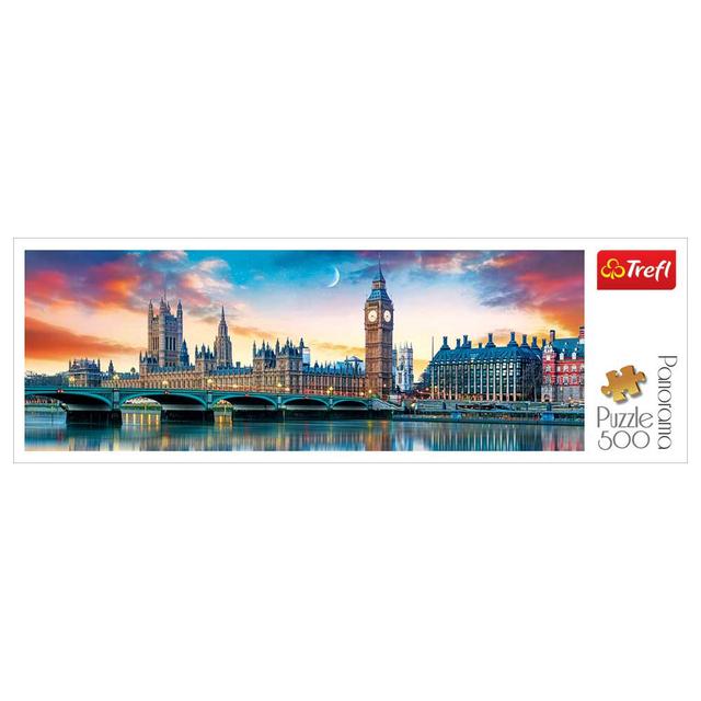 Trefl Puzzle - Panorama Big Ben & Palace Of Westminster London/Fotolia Puzzle - 500pcs