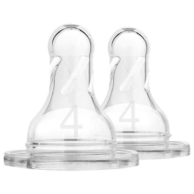 Dr. Brown's - Level 4 Silicone Narrow Options+ Nipple - Pack of 2