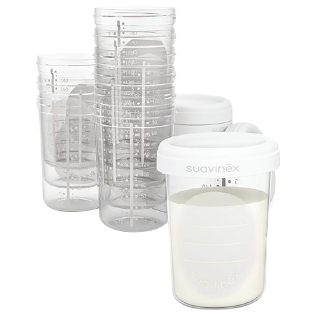 Suavinex - Milk Storage Container 10pcs - White