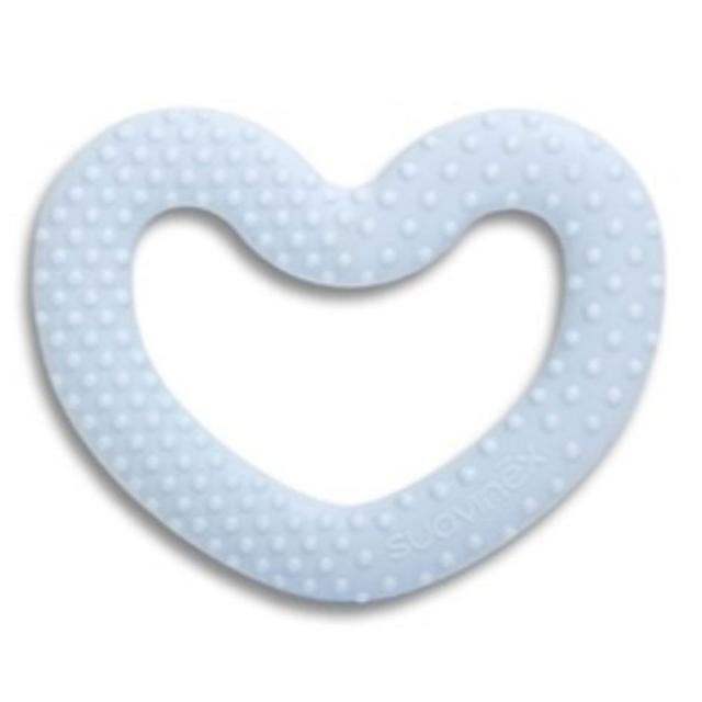 Suavinex - Silicone Teether Heart - Blue