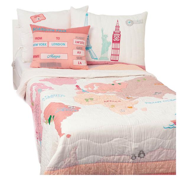 Little West Street - Around The World 5 Pcs Bedding - Pink