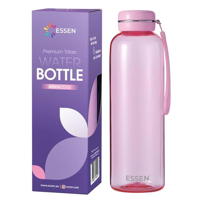 Essen - Tritan Water Bottle - 650ml - Pink