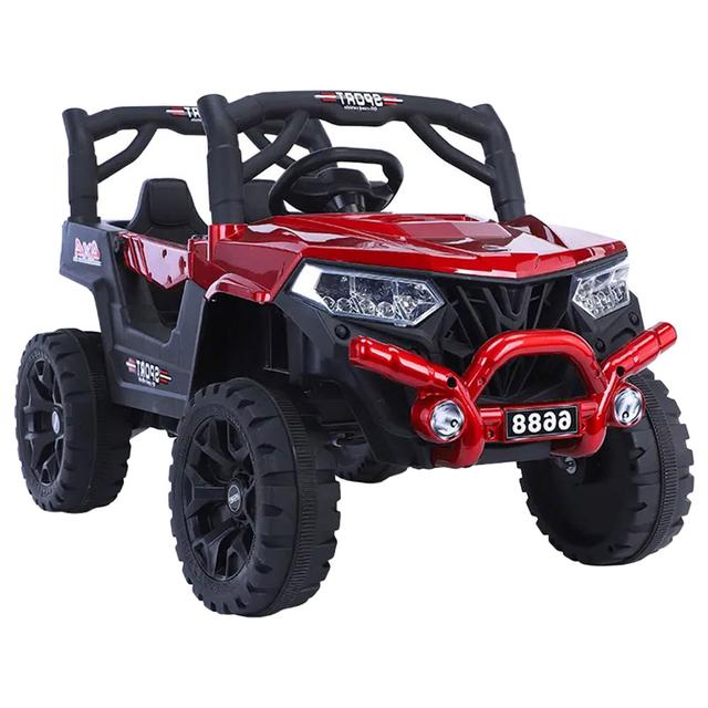 Megastar - Remote Control Mini SUV Kids Ride On Electric Jeep - 12V - Red