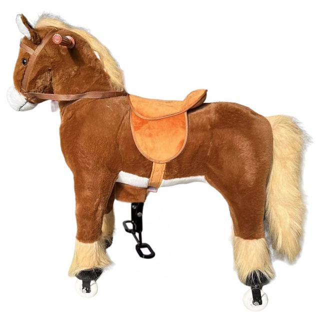 Megastar - Action-Packed Mechanical Horse Riding Toy - Brown