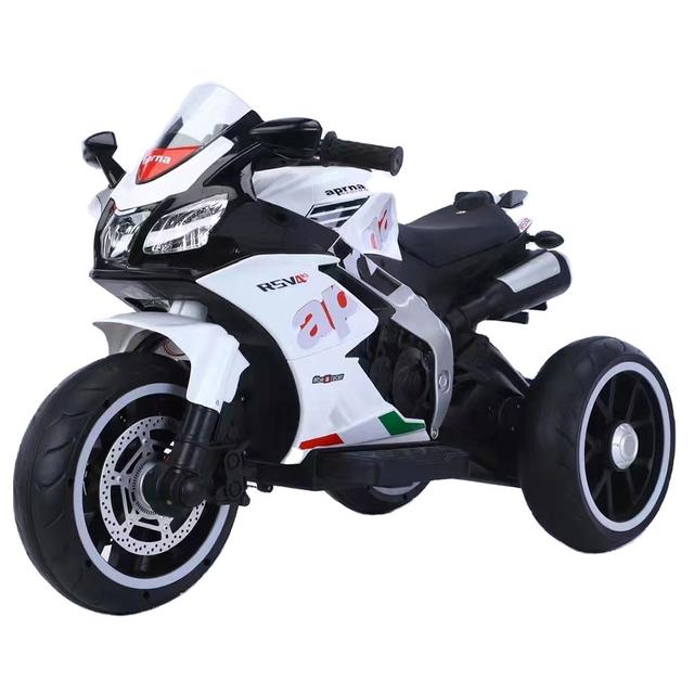 Megastar - 3-Wheel Electric Ride-On Trike For Kids - White