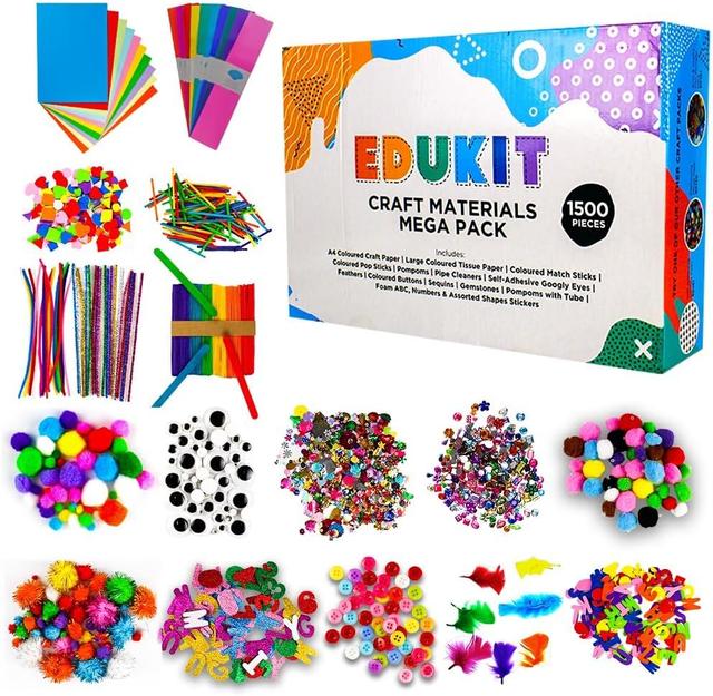 UKR - Edukit Craft Materials Mega Pack 1500pcs