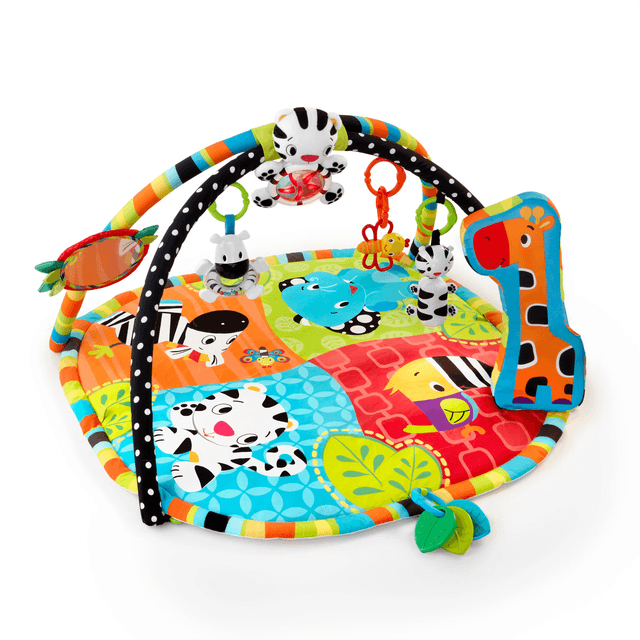 Bright Starts - Spots & Stripes Safari Gym and Activity Playmat