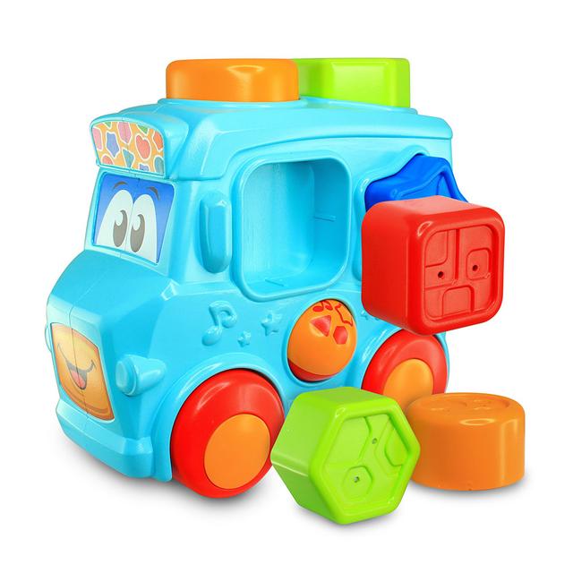 Happy Kids - Little Learner Sort And Play Vehicle Early Learning Toy